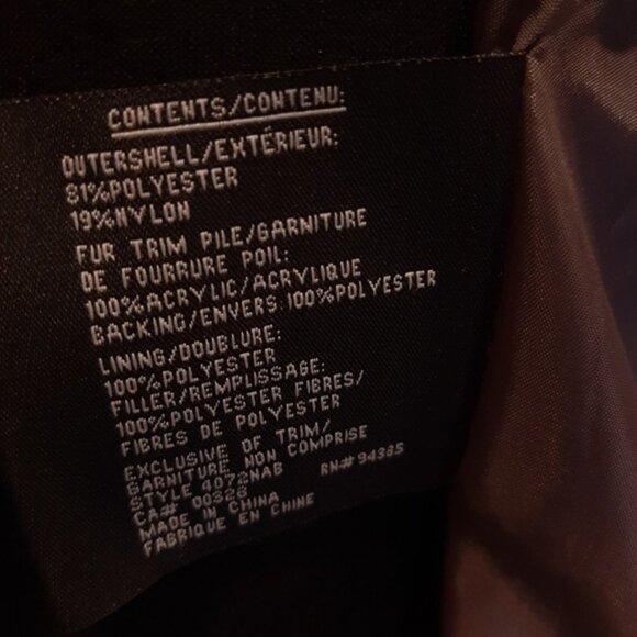 Novelti Winter Parka Coat Mid Length Insulated Puffer Womens Plus Size 1X Brown - Picture 15 of 15